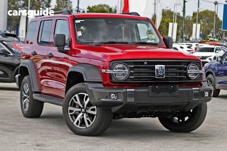 Red 2024 GWM Tank 300 Wagon ULTRA HYBRID 4X4