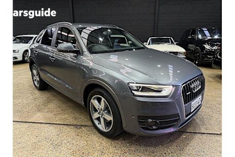 Grey 2013 Audi Q3 Wagon 2.0 Tfsi Quattro (125KW)