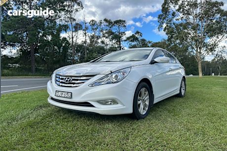White 2012 Hyundai I45 Sedan Active