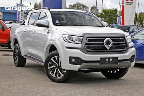 White 2025 GWM Cannon Dual Cab Utility Ultra (4X4)