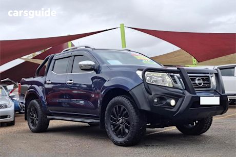 Blue 2015 Nissan Navara Dual Cab Utility ST-X (4X4)