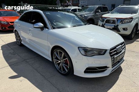 White 2015 Audi S3 Sedan S Tronic Quattro