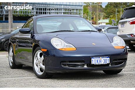 Blue 1998 Porsche 911 Coupe CARRERA R