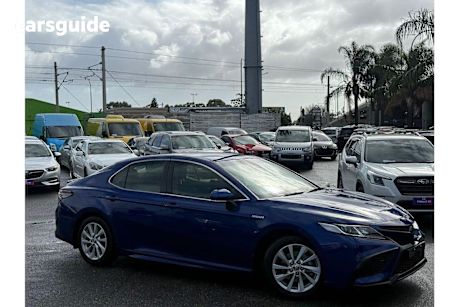 Blue 2021 Toyota Camry Sedan Ascent Sport Hybrid