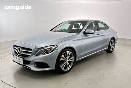 Grey 2015 Mercedes-Benz C200 Sedan