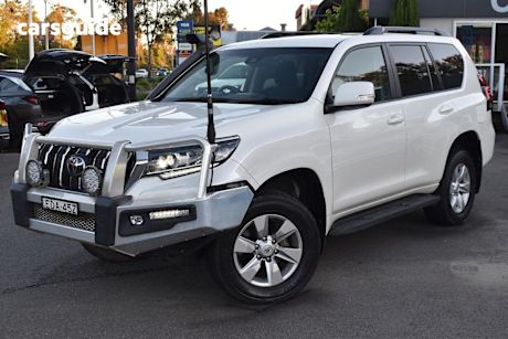 White 2019 Toyota Landcruiser Prado SUV GXL 4X4