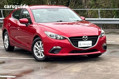 Red 2016 Mazda 3 Sedan NEO