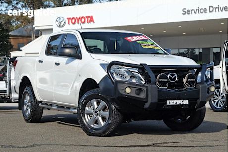 White 2020 Mazda BT-50 Ute Tray XT 4X4