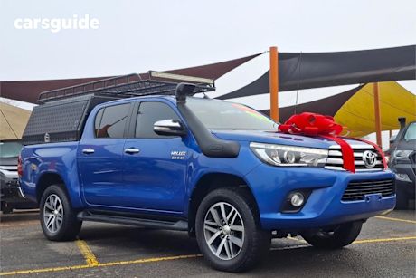 Blue 2016 Toyota Hilux Dual Cab Utility SR5 (4X4)