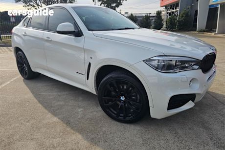 White 2016 BMW X6 Coupe Xdrive 30D