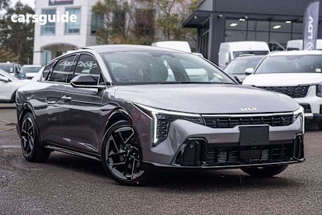 Grey 2025 Kia K4 Sedan GT-LINE F