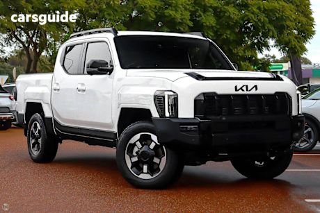 White 2025 Kia Tasman Ute Tray X-LINE 4X4