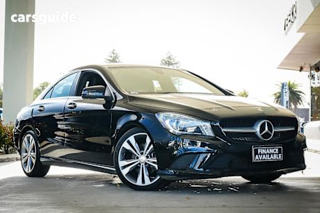 Black 2016 Mercedes-Benz CLA200 Coupe