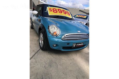 Blue 2007 Mini Cooper Hatchback
