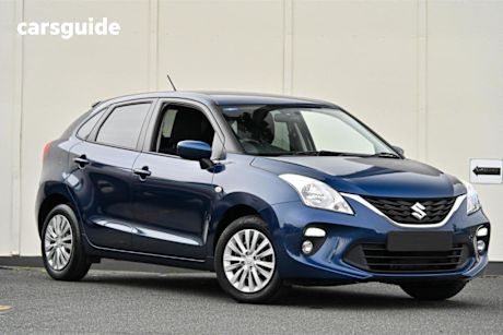 Blue 2020 Suzuki Baleno Hatchback GL