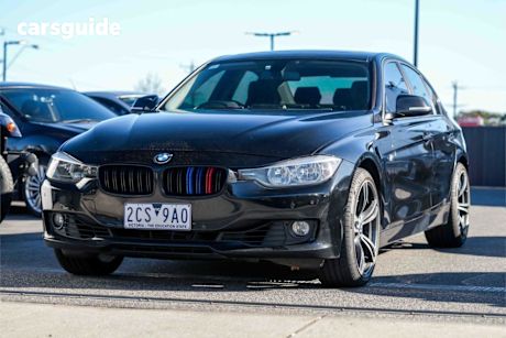 Black 2013 BMW 320I Sedan