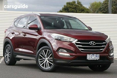 Red 2016 Hyundai Tucson SUV ACTIVE X F