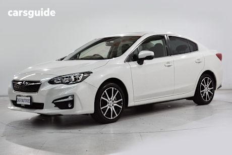 White 2017 Subaru Impreza Sedan 2.0P Premium (awd)