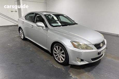 Silver 2007 Lexus IS250 Sedan Sports Luxury