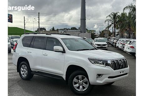 White 2018 Toyota Landcruiser Prado Wagon GXL (4X4)