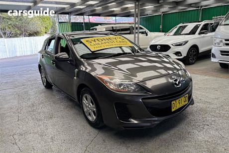 Grey 2012 Mazda 3 Hatchback NEO