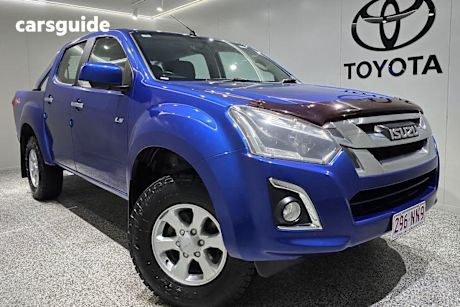 Blue 2018 Isuzu D-MAX Crew Cab Utility LS-M HI-Ride (4X4)