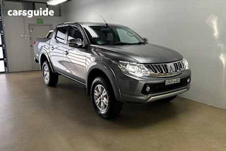 Grey 2016 Mitsubishi Triton Dual Cab Utility GLS (4X4)