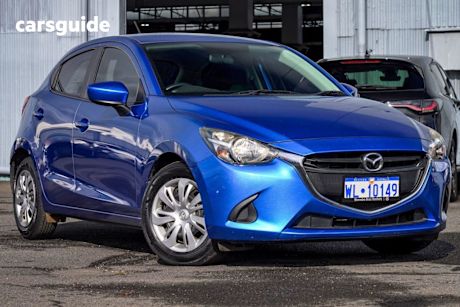 Blue 2015 Mazda 2 Hatchback NEO