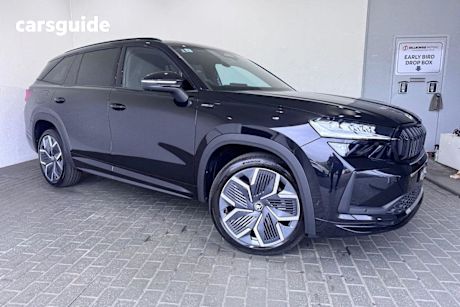 Black 2025 Skoda Kodiaq Wagon 140TSI SPORTLINE 4X4