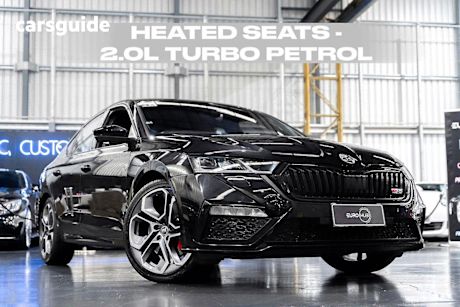 Black 2022 Skoda Octavia Sedan RS