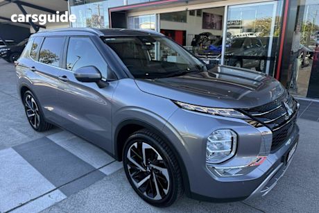 Grey 2022 Mitsubishi Outlander Wagon Aspire 7 Seat (2WD)
