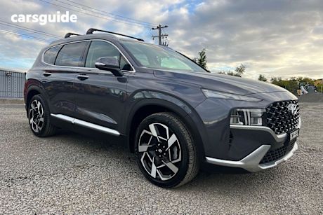 Blue 2022 Hyundai Santa FE Wagon ELITE 4X4