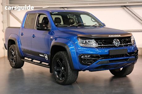 Blue 2020 Volkswagen Amarok Dual Cab Utility TDI580 W580S 4Motion