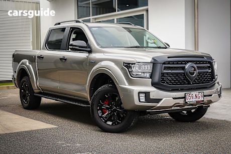 Silver 2025 GWM Cannon Alpha Dual Cab Utility Ultra Phev (4X4)