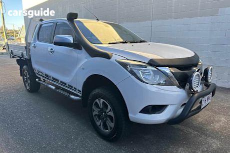 White 2015 Mazda BT-50 Dual Cab Utility XTR (4X4)