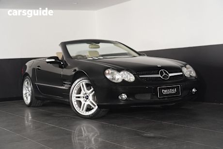 Black 2003 Mercedes-Benz SL500 Convertible