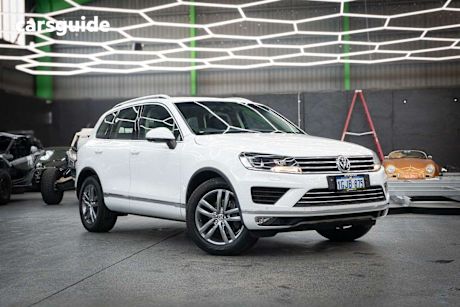 White 2017 Volkswagen Touareg Wagon V6 TDI ADVENTURE 4WD