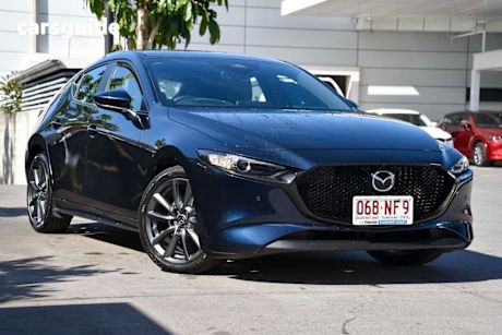 Blue 2024 Mazda 3 Hatchback G20 Evolve