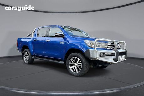 Blue 2016 Toyota Hilux Dual Cab Utility SR5 (4X4)