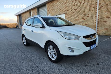 White 2011 Hyundai IX35 Wagon Elite (Awd)