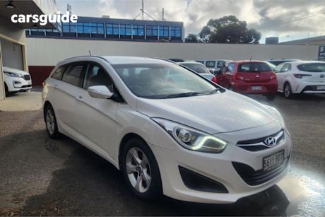 White 2014 Hyundai I40 Wagon Active