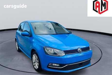 Blue 2015 Volkswagen Polo Hatchback 81 TSI Comfortline