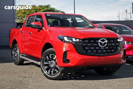 Red 2025 Mazda BT-50 Dual Cab Pick-up Gt (4X4) Standard Tray