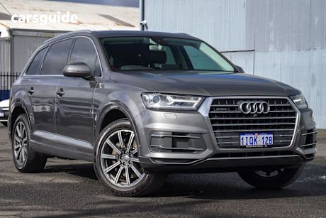 Grey 2016 Audi Q7 Wagon 3.0 TDI Quattro