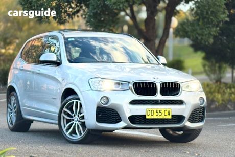 Silver 2016 BMW X3 Wagon Xdrive 20D