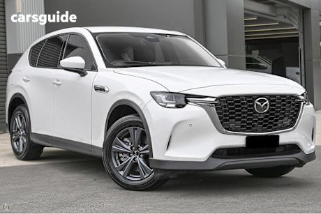 White 2025 Mazda CX-60 Wagon P50E Evolve Phev