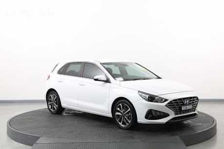 White 2022 Hyundai I30 Hatchback Elite