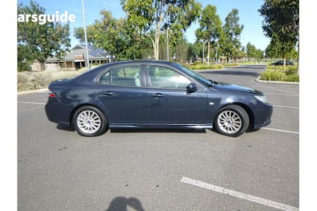 Blue 2008 Saab 9-3 Sedan Linear 2.0T