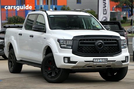 White 2025 GWM Cannon Alpha Dual Cab Utility Ultra Phev (4X4)