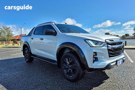 White 2023 Isuzu D-MAX Ute Tray X-TERRAIN (4x4) RG1 MY23